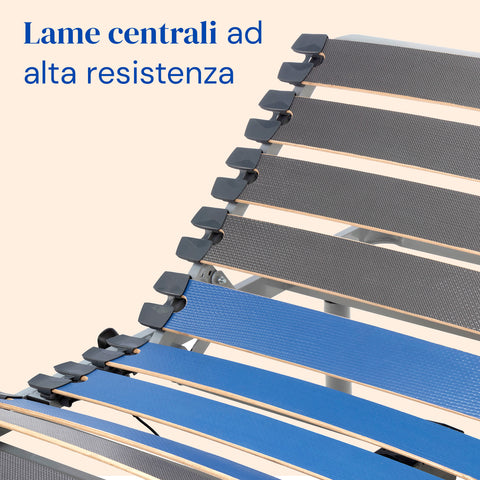 Letto ortopedico elettrico compatto con piedi regolabili