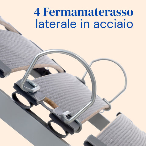 Letto ortopedico elettrico compatto con piedi regolabili