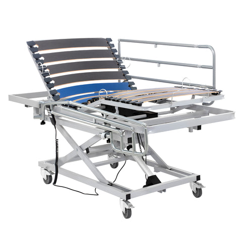 Letto ospedale regolabile in altezza con sponde letto - 90x190 cm