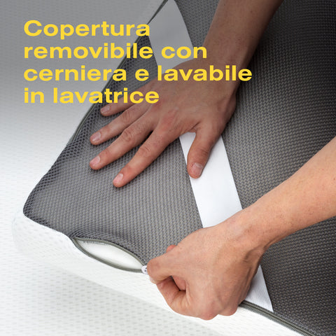 Ferlex - Topper Materasso Elion in Memory Foam da 7 cm - 160x190 cm