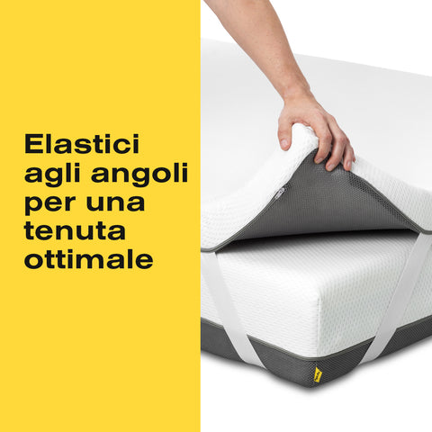 Ferlex - Topper Materasso Elion in Memory Foam da 7 cm - 160x190 cm