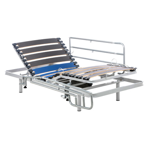 Letto ortopedico elettrico compatto  | Telecomando Wireless | Sponde letto - 80x200 cm
