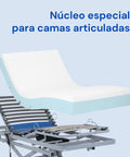 Interior del colchón diseñado para máxima adaptabilidad en camas articuladas