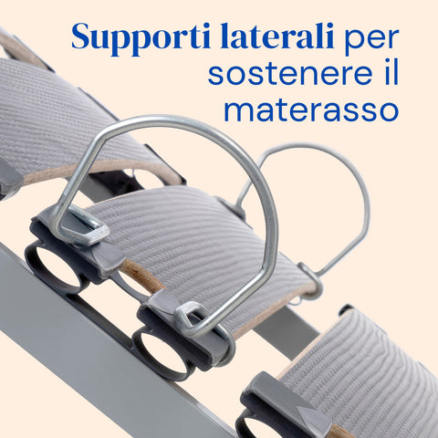 Letto ospedale con materasso HR Sanitary e sponde letto