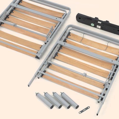 Letto ortopedico elettrico compatto | Telecomando Wireless - 80x200 cm